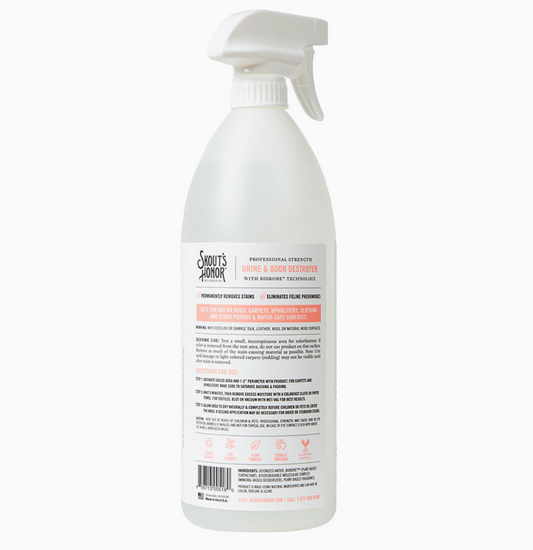 Skout’s Honor | Professional Strength Cat Urine & Odor Destroyer – 35 oz
