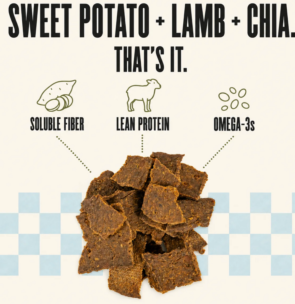Winnie Lou | Sweet Potato & Lamb Crisps 2.5 oz