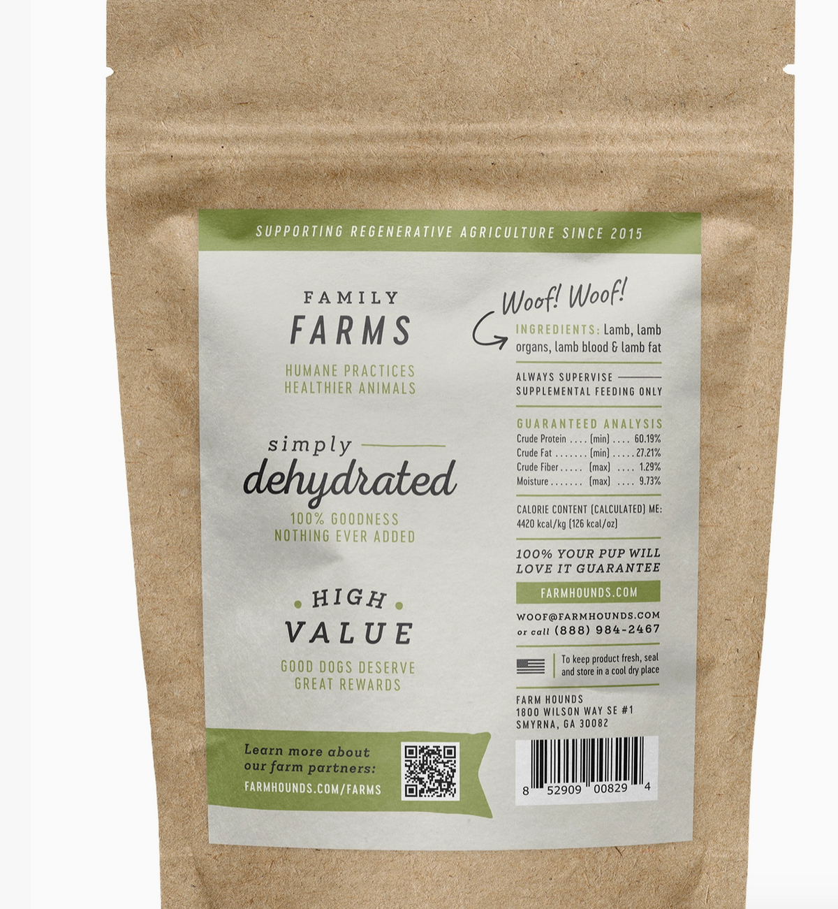 Farm Hounds | Lamb Strips 3.5 oz ·( Seasonal)