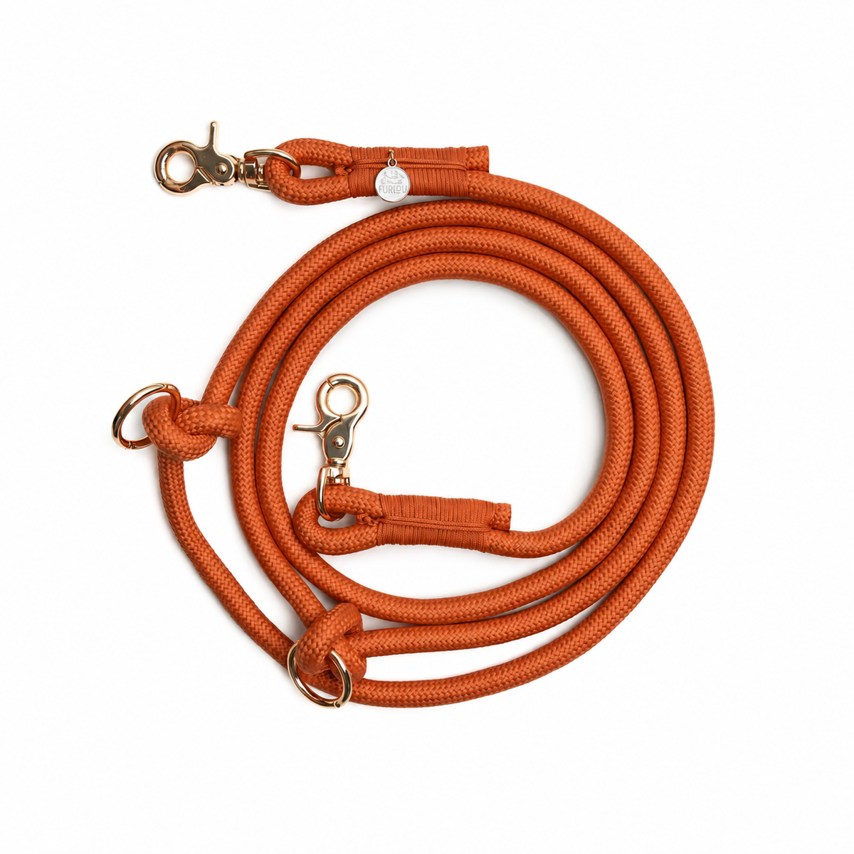 FURLOU | Hands-Free Dog Braided Rope Leash