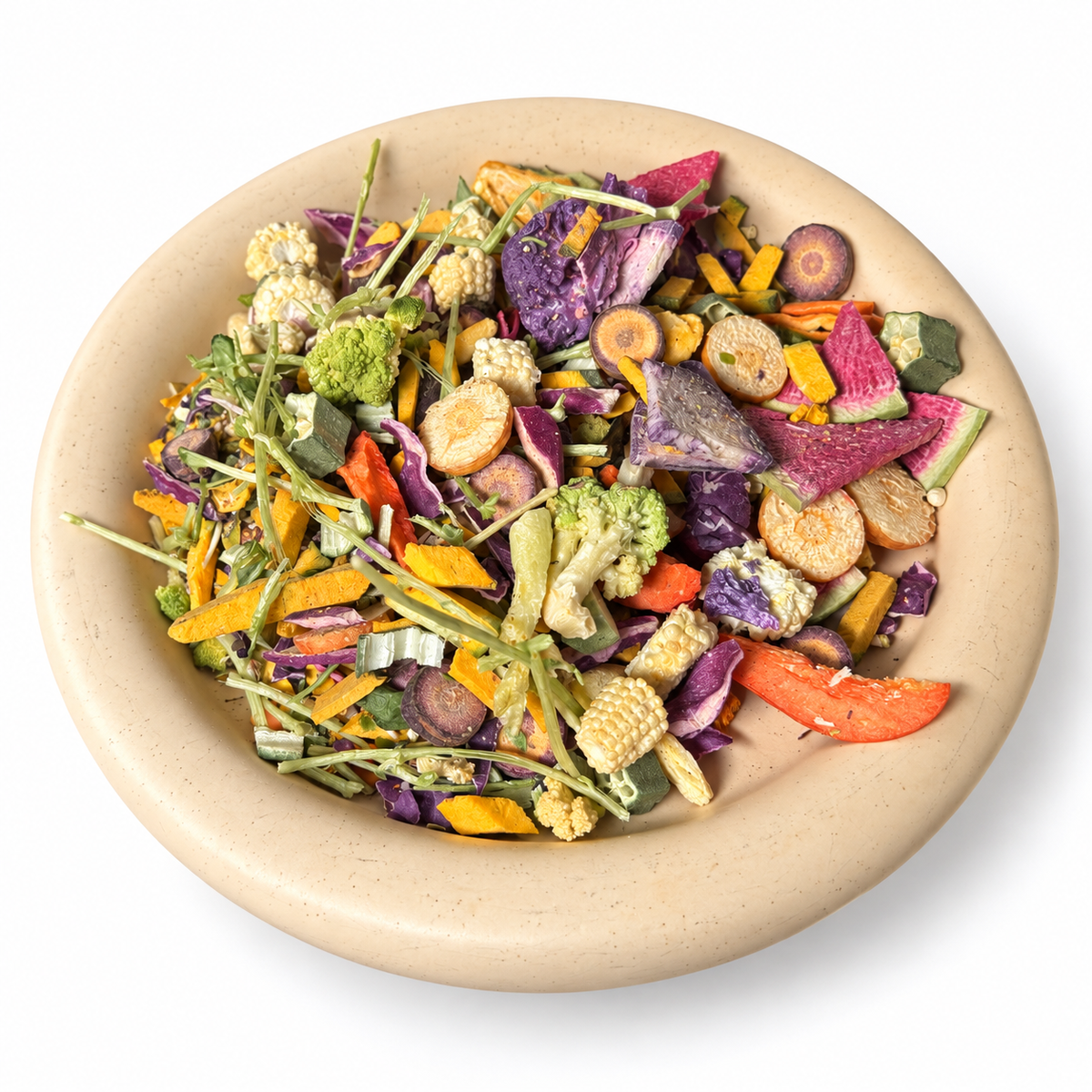 Colorful Freeze-Dried Vegetable Medley