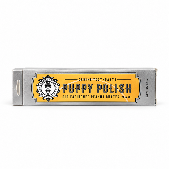 Wag &Bright | Puppy Polish Dog Toothpaste – Old Fashioned Peanut Butter