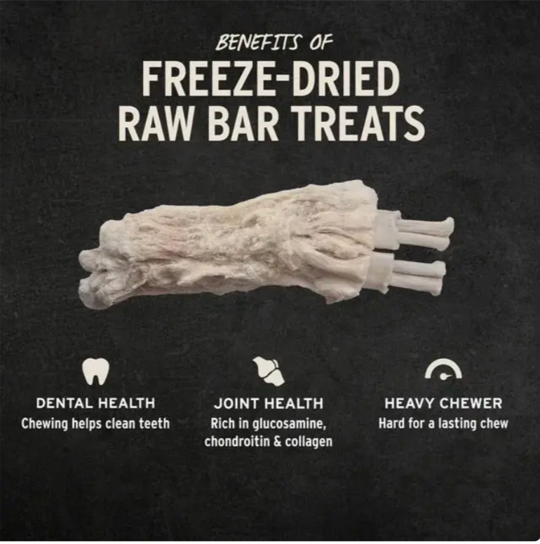 Vital Essentials | Raw Bar Freeze-Dried Raw Beef Tendon Dog Treat – 1.76 oz