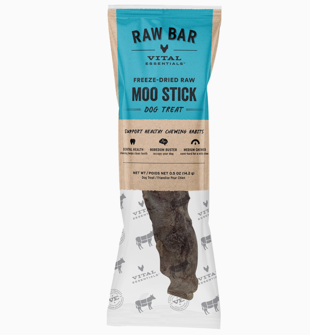 Vital Essentials | Raw Bar Freeze-Dried Raw Moo Stick Dog Chew