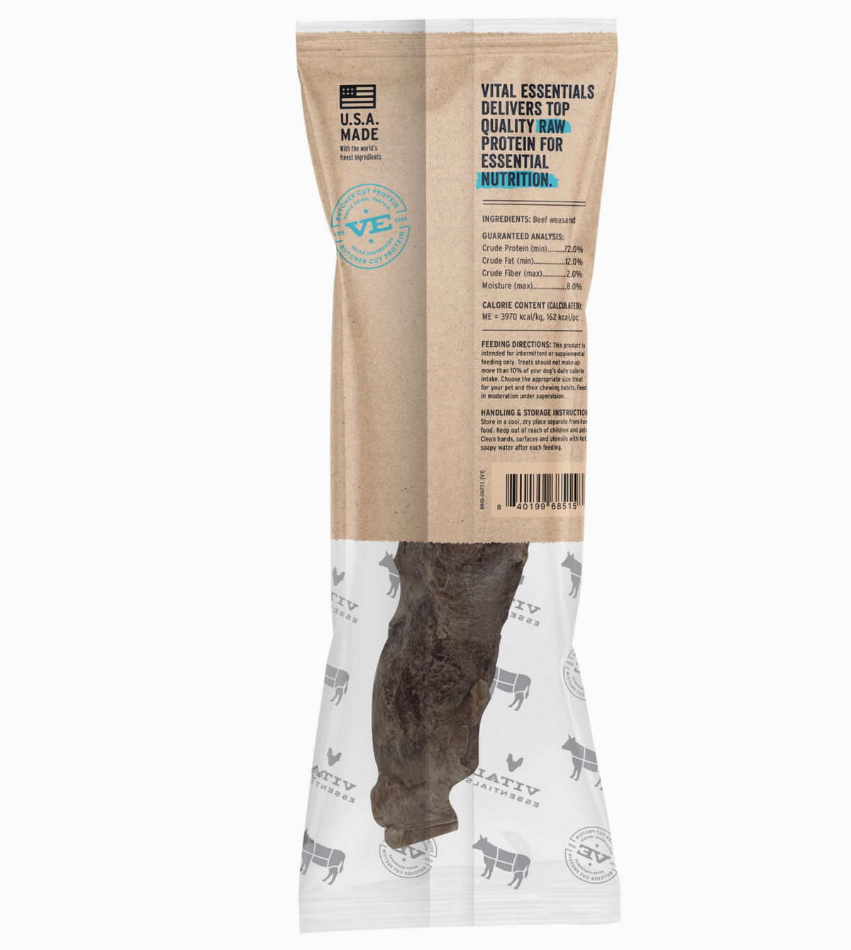 Vital Essentials | Raw Bar Freeze-Dried Raw Moo Stick Dog Chew