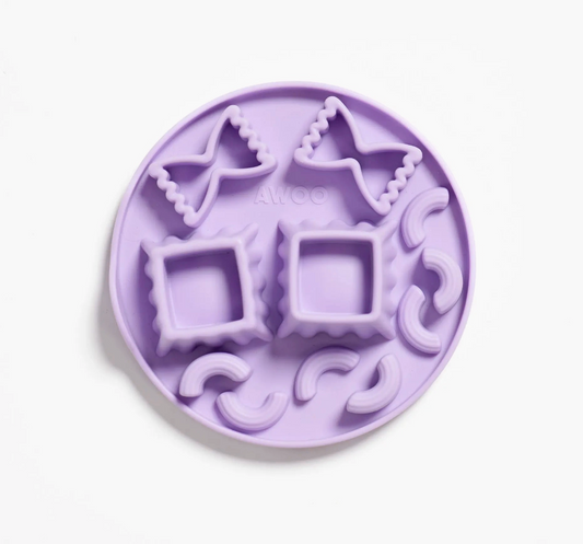 Awoo | Snackaroni Slow Feeder Insert & Lick Mat – Lavender