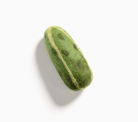Awoo | Dill Pickle Felt Wool Dog Toy | Small