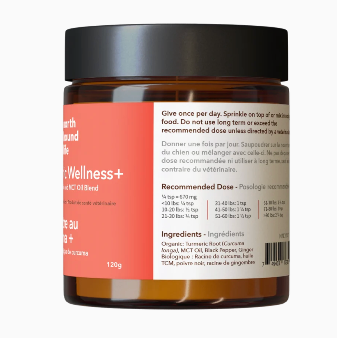 North Hound Life | Turmeric Wellness+ – Organic Turmeric & MCT Oil Blend