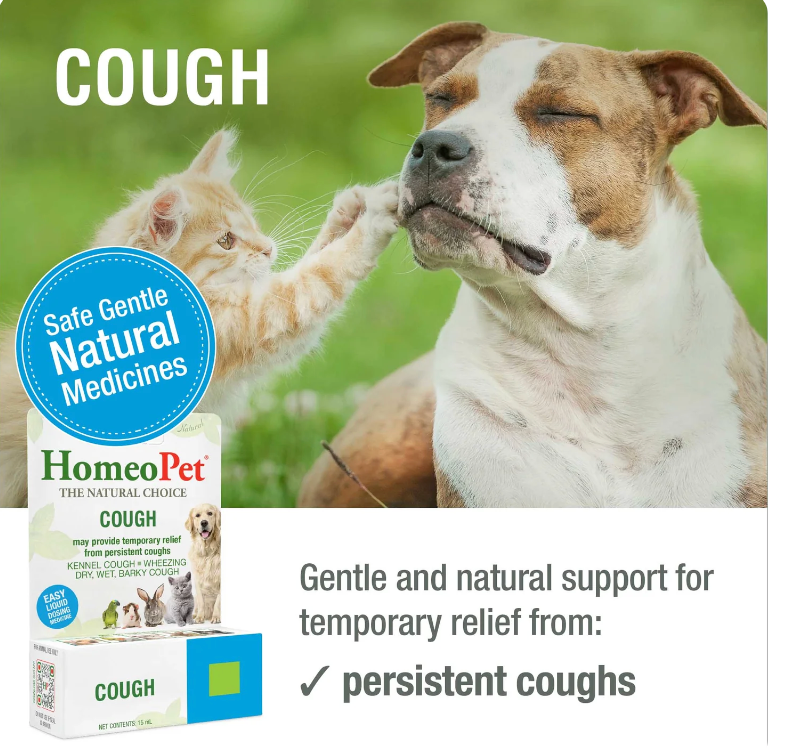 HomeoPet Cough | Homeopathic Drops for Pets – 15 mL