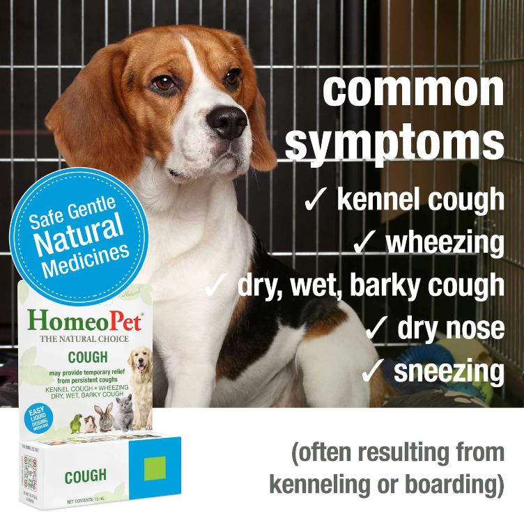 HomeoPet Cough | Homeopathic Drops for Pets – 15 mL