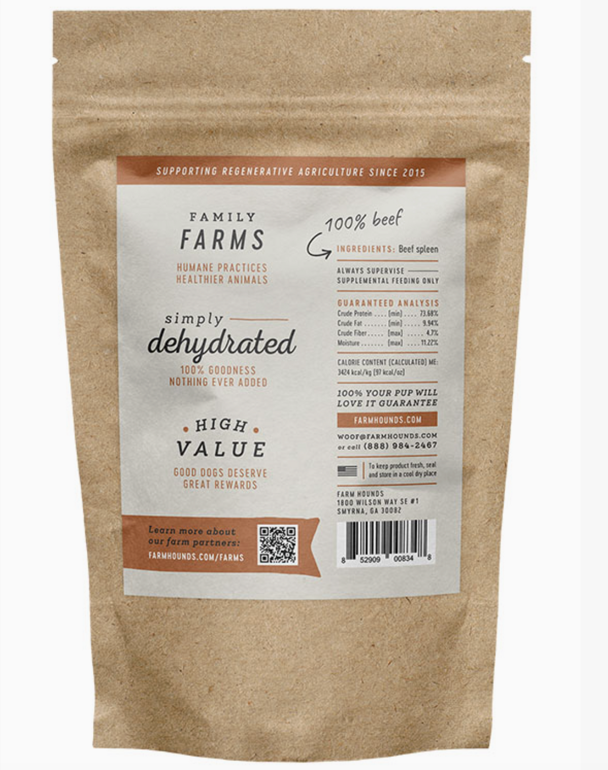Farm Hounds | Beef Spleen 4 oz