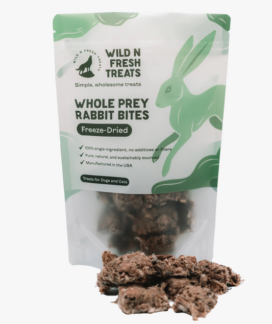 Wild n Fresh |  Freeze-Dried Whole Prey Rabbit Bites
