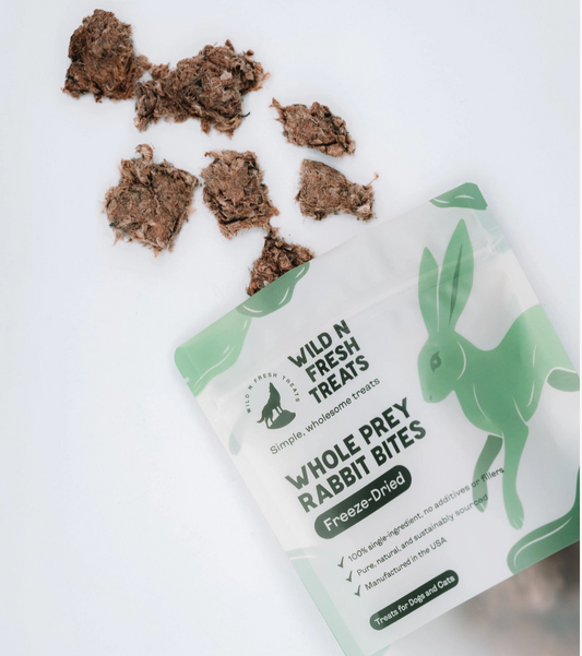 Wild n Fresh |  Freeze-Dried Whole Prey Rabbit Bites