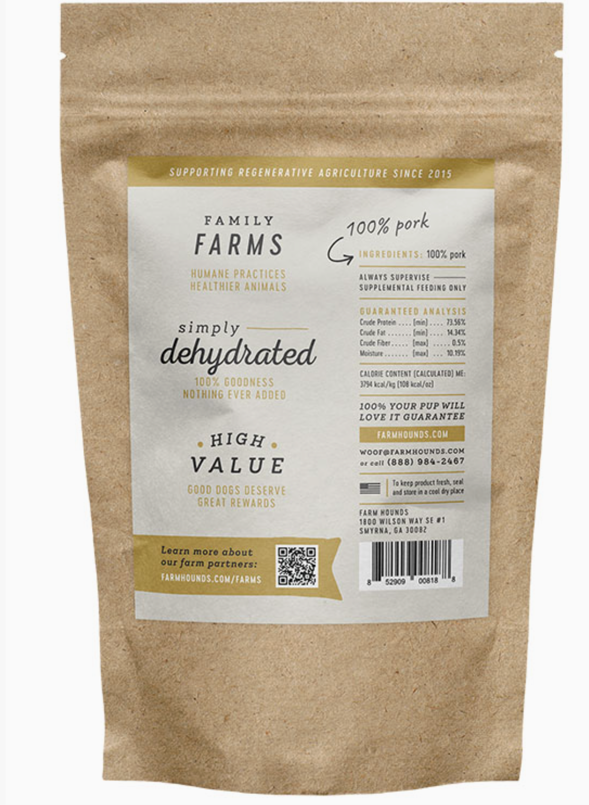 Farm Hounds | Pork Jerky – 3.5 oz