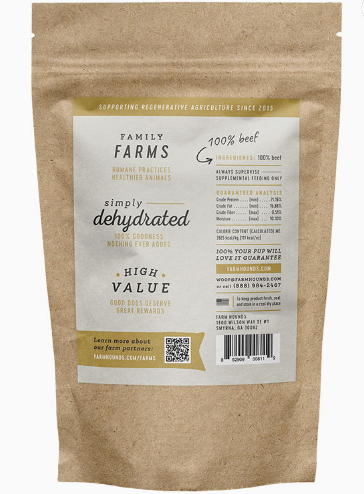 Farm Hounds |  Beef Jerky – 3.5 oz