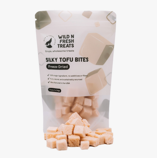 Wild N Fresh | Treats Freeze-Dried Silky Tofu Bites – 0.5 oz