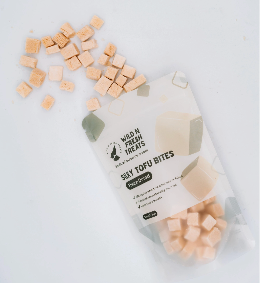 Wild N Fresh | Treats Freeze-Dried Silky Tofu Bites – 0.5 oz