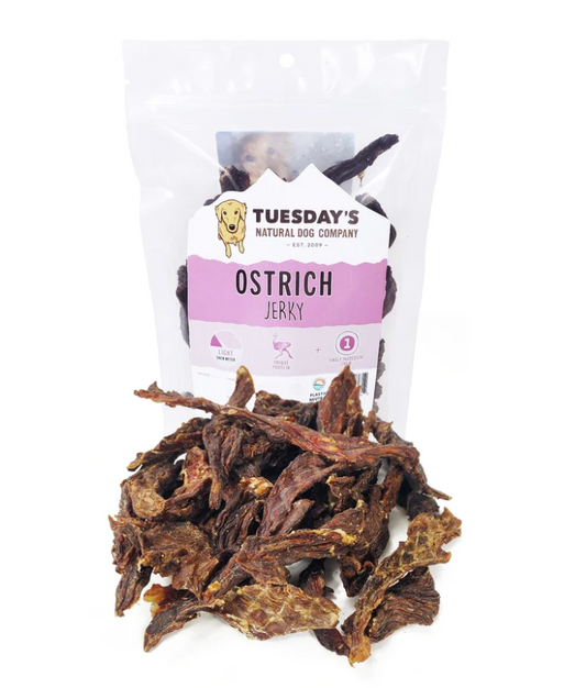Tuesday’s Natural Dog Company | Ostrich Jerky - 4 oz