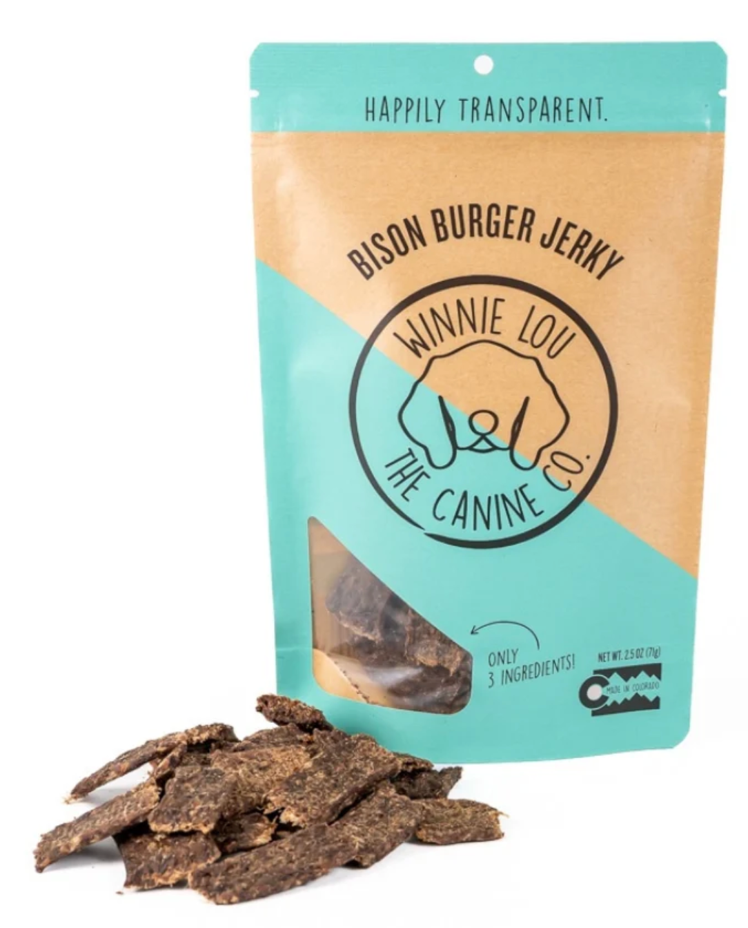Winnie Lou | Bison Burger Jerky  2.5 oz