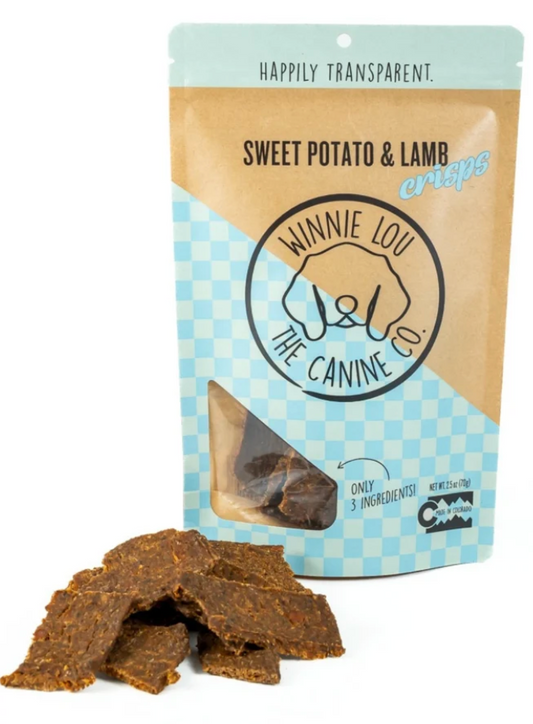 Winnie Lou | Sweet Potato &amp; Lamb Crisps  2.5 oz