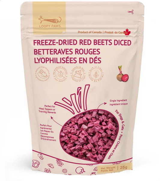 Loopy Paws | Freeze-Dried Red Beets Diced