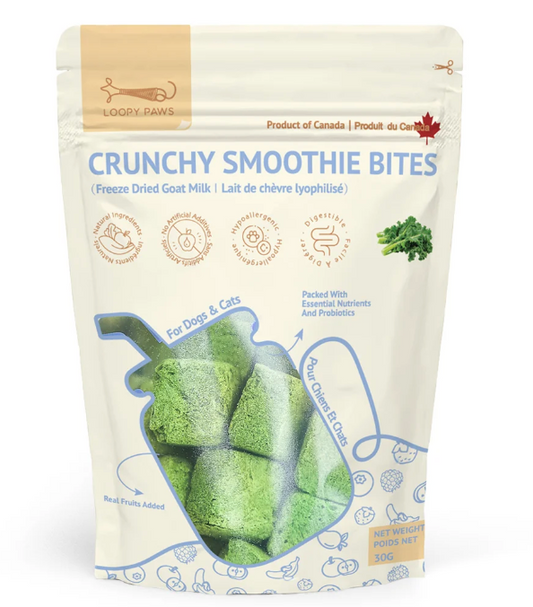 Loopy Paws | Crunchy Smoothie Bites – Kale