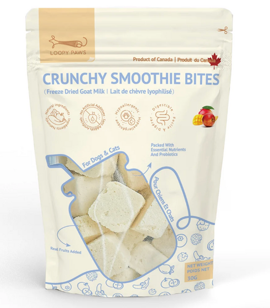 Loopy Paws | Crunchy Smoothie Bites – Mango &amp; Apple