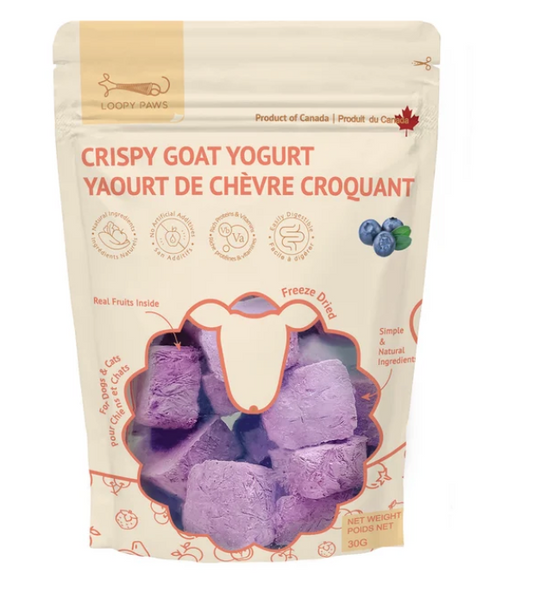 Loopy Paws | Crispy Goat Yogurt – Blueberry