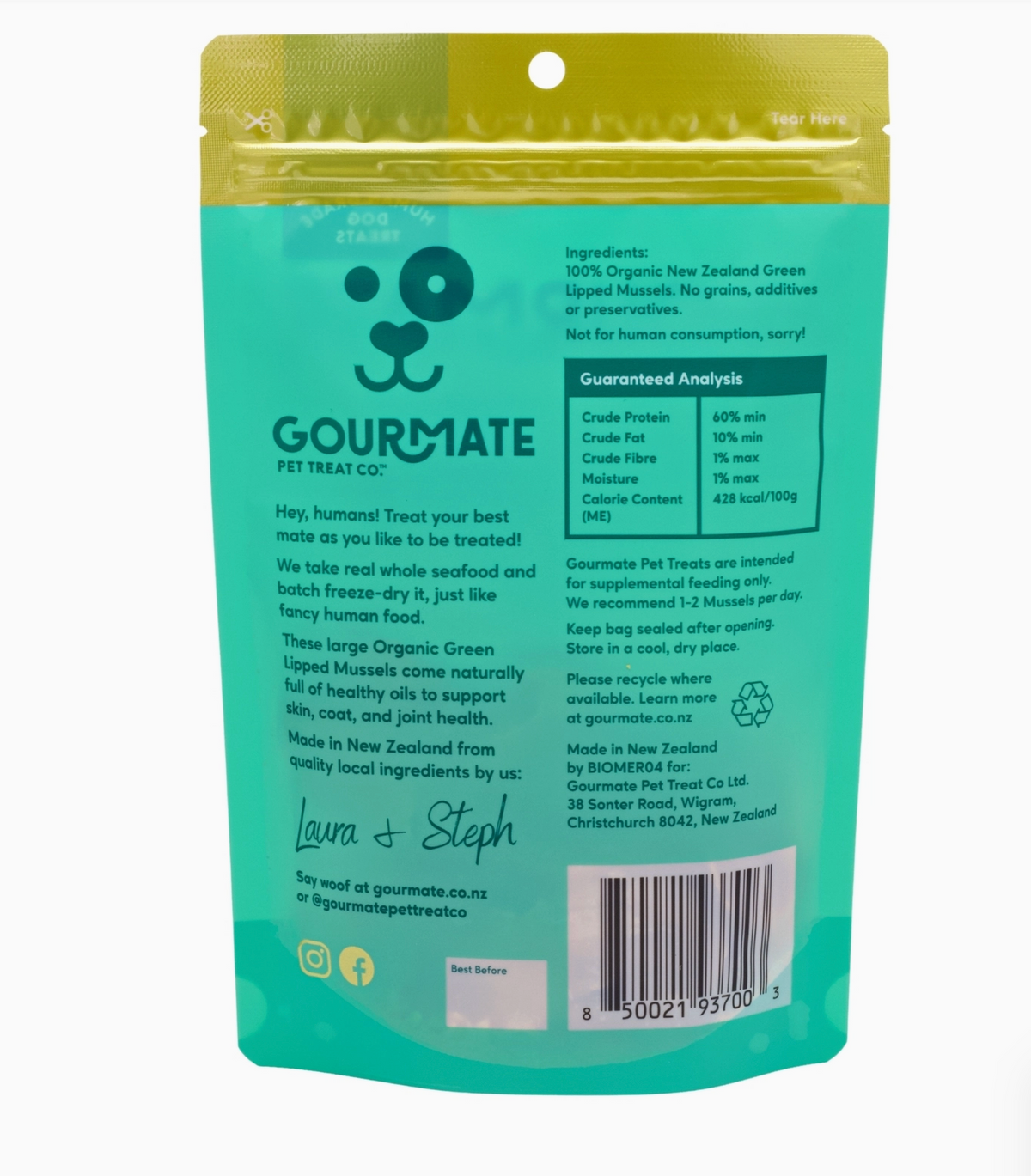 Gourmate | Organic Green Lipped Mussels