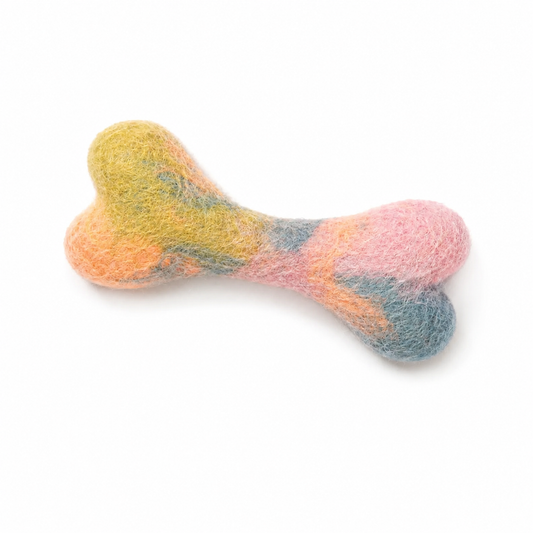Awoo | Bone Felt Wool Dog Toy