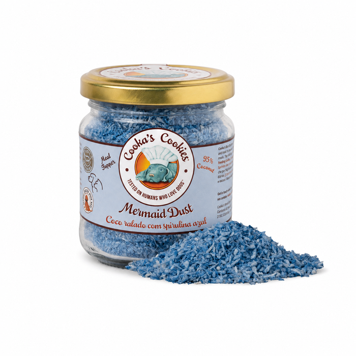 Cooka’s Cookies | Mermaid Dust Coconut &amp; Blue Spirulina Meal Topper – 65g
