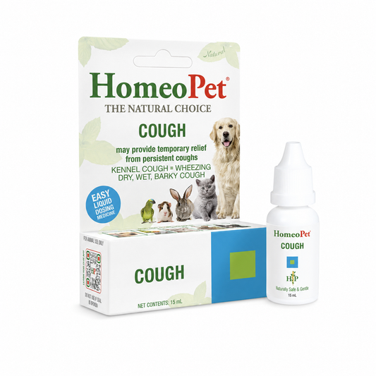 HomeoPet Cough | Homeopathic Drops for Pets – 15 mL