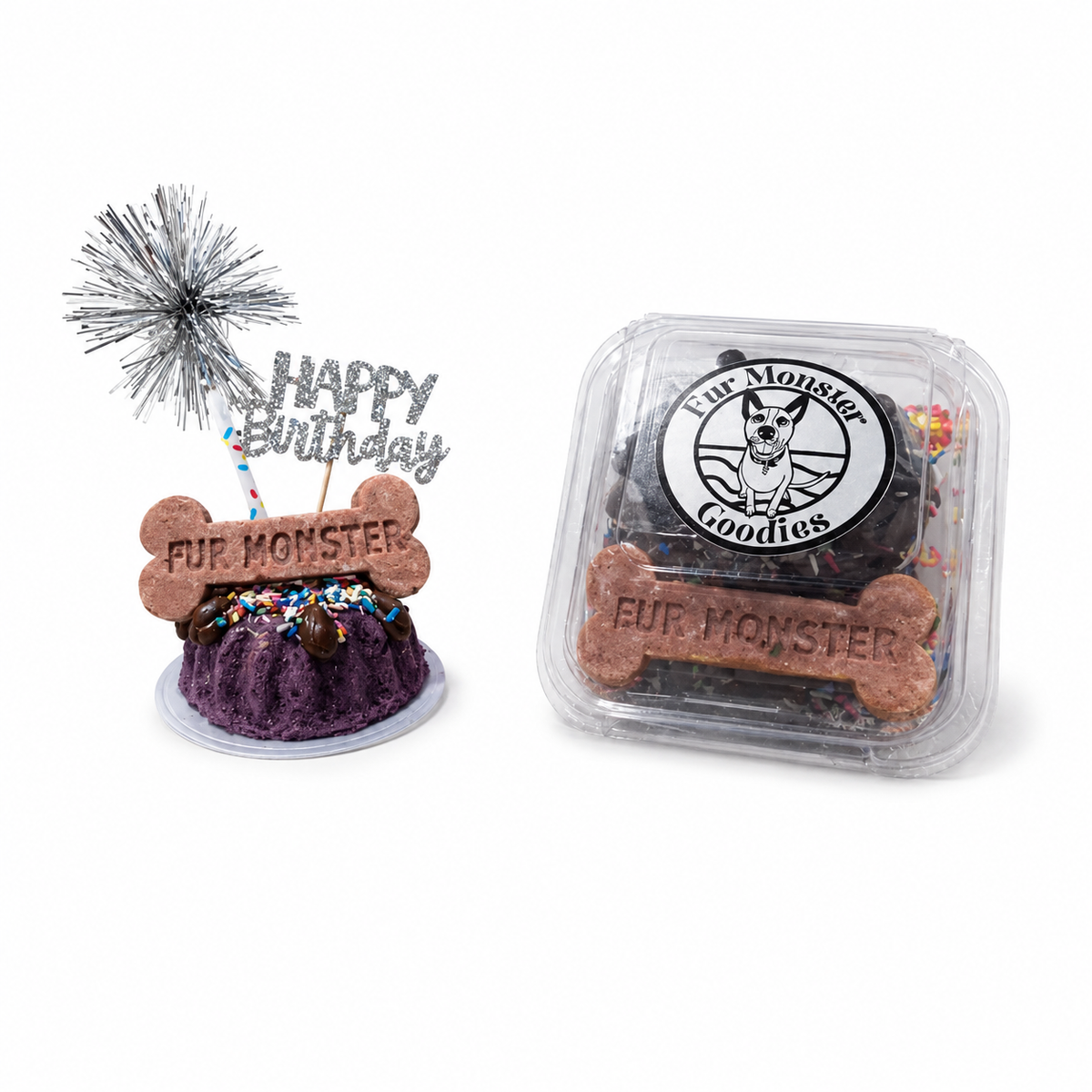 Fur Monster Goodies | Freeze-Dried Celebratory Cake – Organic Grass