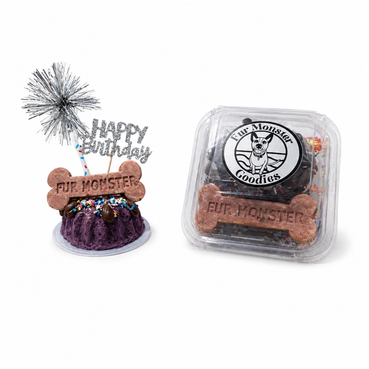 Fur Monster Goodies | Freeze-Dried Celebratory Cake – Organic Grass
