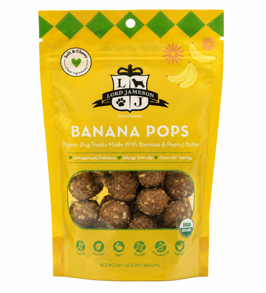 Lord Jameson | Banana Pops Organic Dog Treats