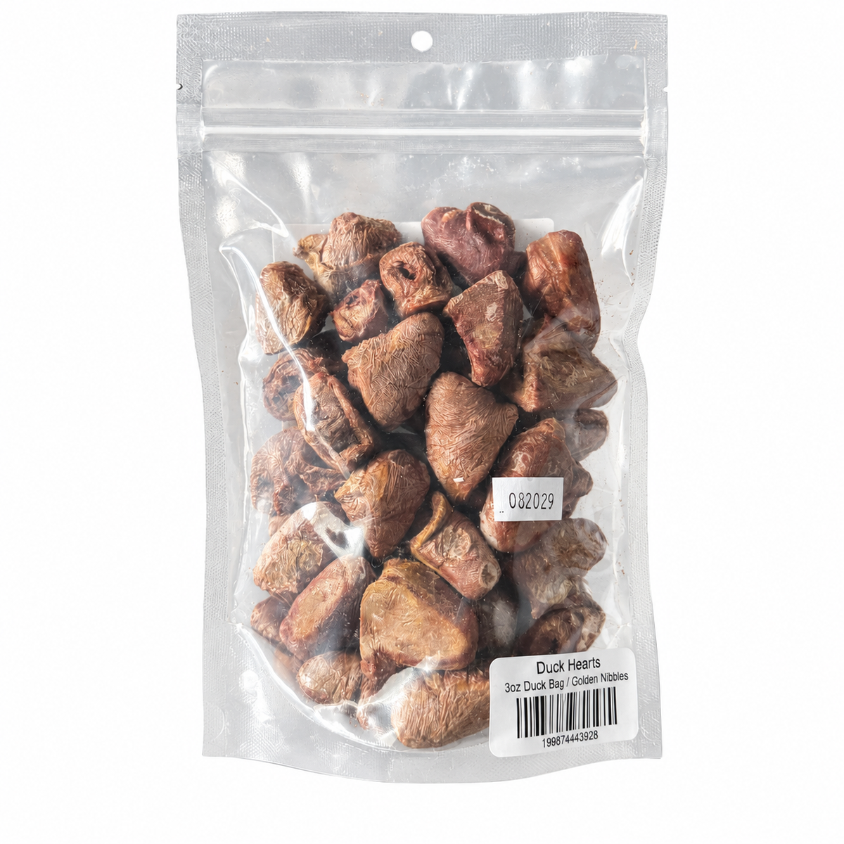 Golden Nibbles|  Freeze-Dried Raw Duck Hearts