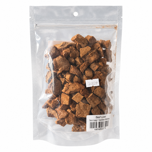 Golden Nibbles | Freeze-Dried Raw Beef Liver